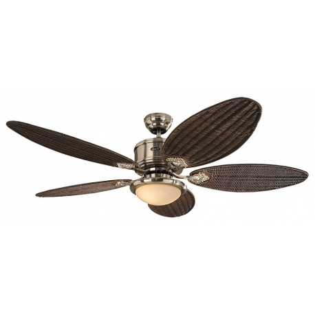 Eco Elements Ba Rattan Ceiling Fan With Light Dc Motor Remote Control By Casafan