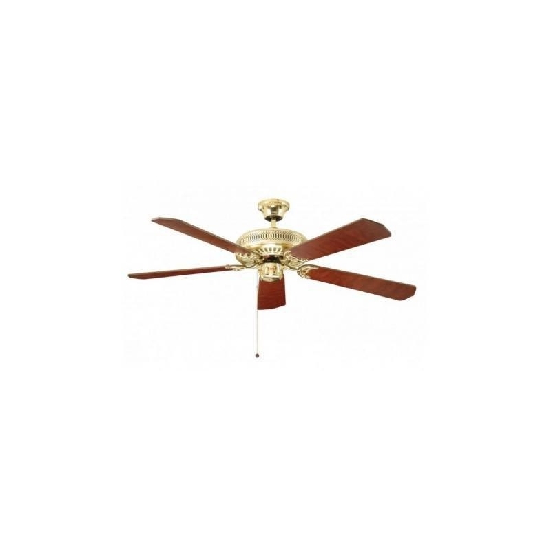 Ceiling fan Classic polished brass by Fantasia
